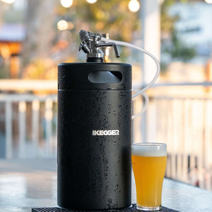 5l beer keg package that can use bulbs or sodastream gas bottle