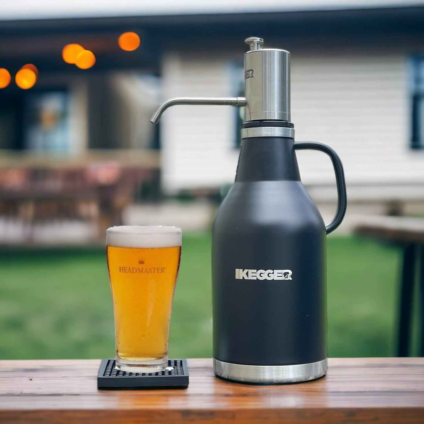 2L Insulated Growler w USB Powered Tap