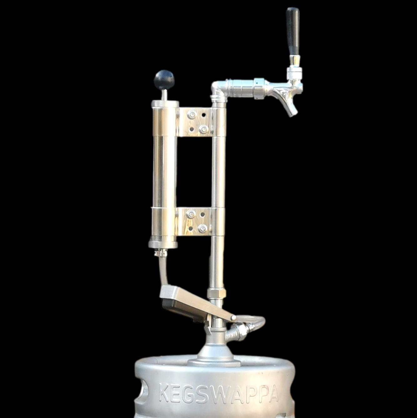 Keg Tapper | Hand Pump or Gas Regulator | Turn Any Keg Into A Bar
