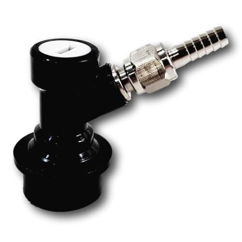 Ball Lock Disconnect | MFL Thread Black | Liquid – iKegger | Mini keg systems, homebrew gear, cocktails on tap, and beer growlers