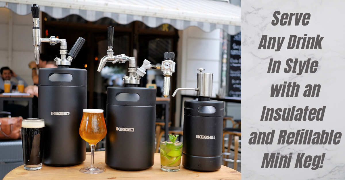 Insulated mini keg packages for all drink styles