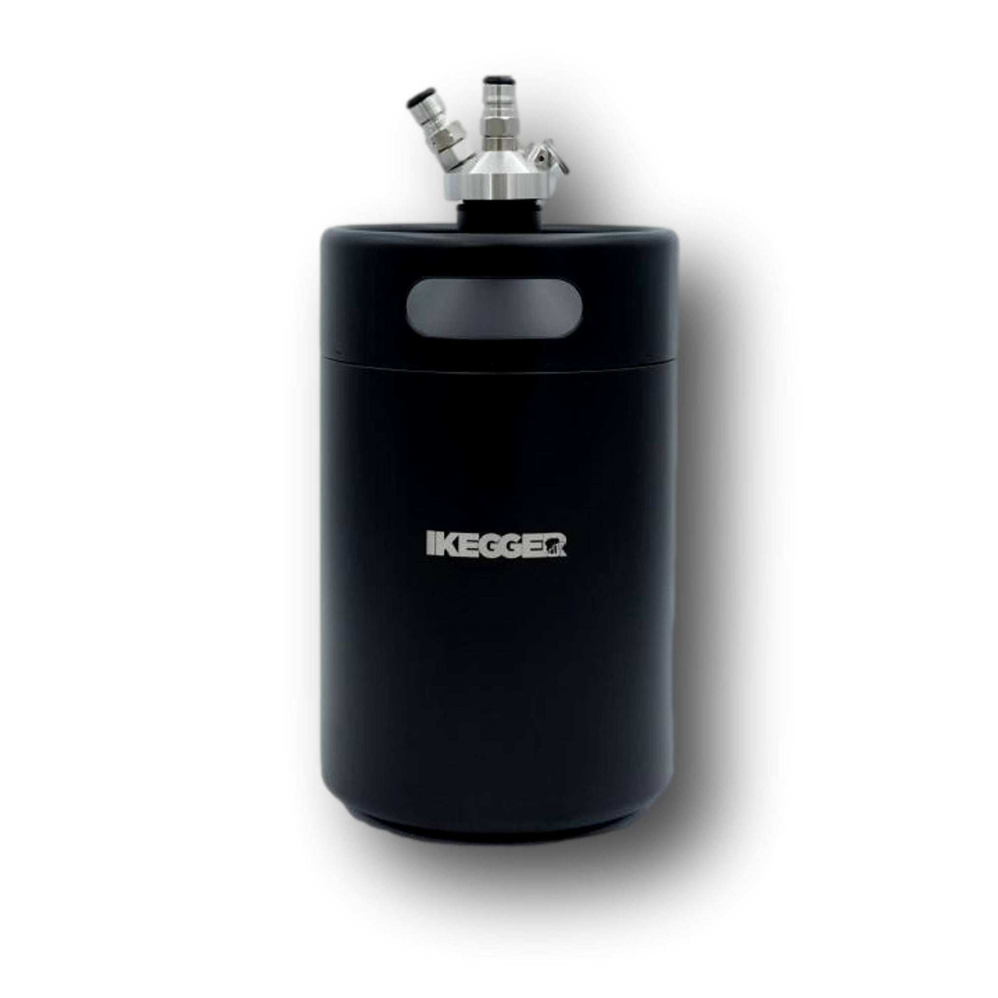 4L Insulated Keg Black Edition Optional Connections iKegger
