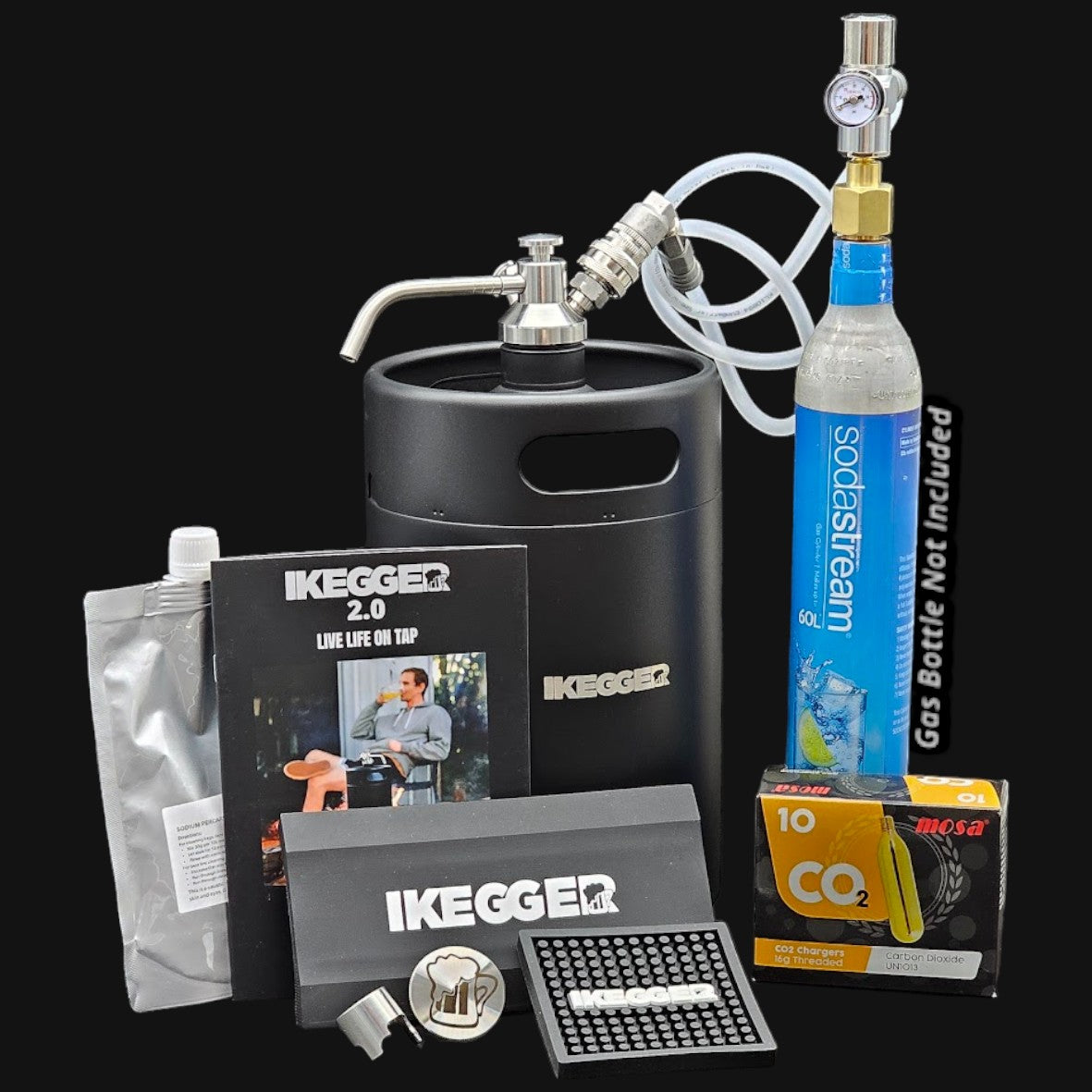 Mini Keg "Beer & Fizz" Bundle | FREE Gas & Accessories