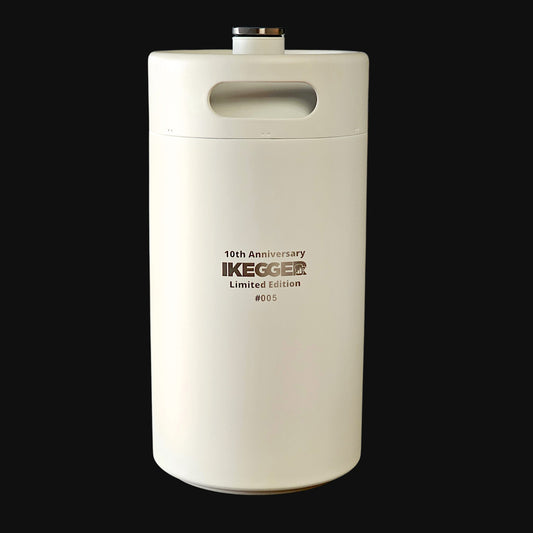 5l insulated mini keg, limited edition, white colour