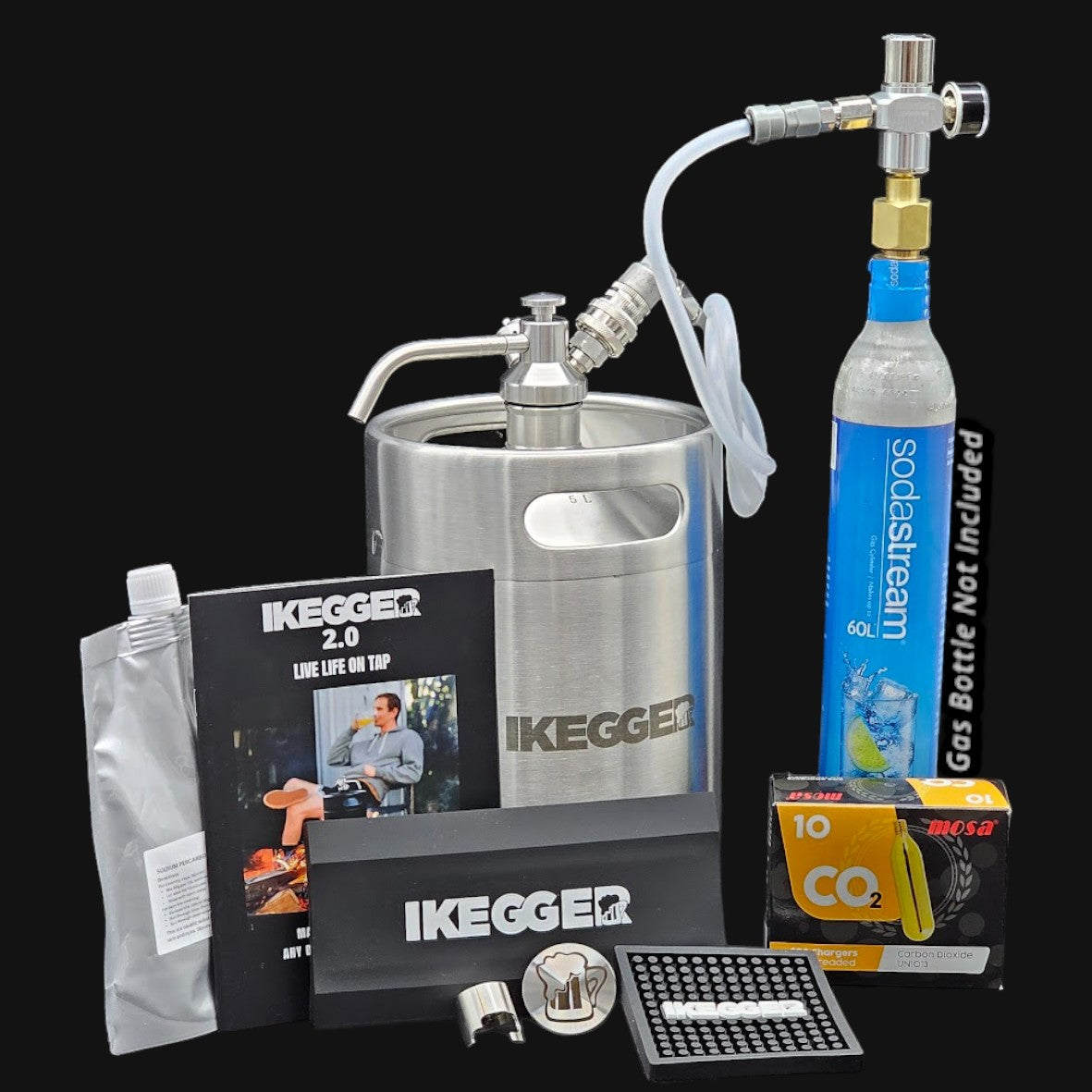 Mini Keg "Beer & Fizz" Bundle | FREE Gas & Accessories