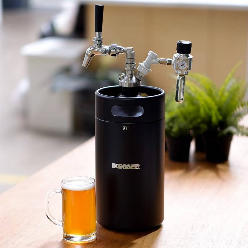co2 mini keg growler system