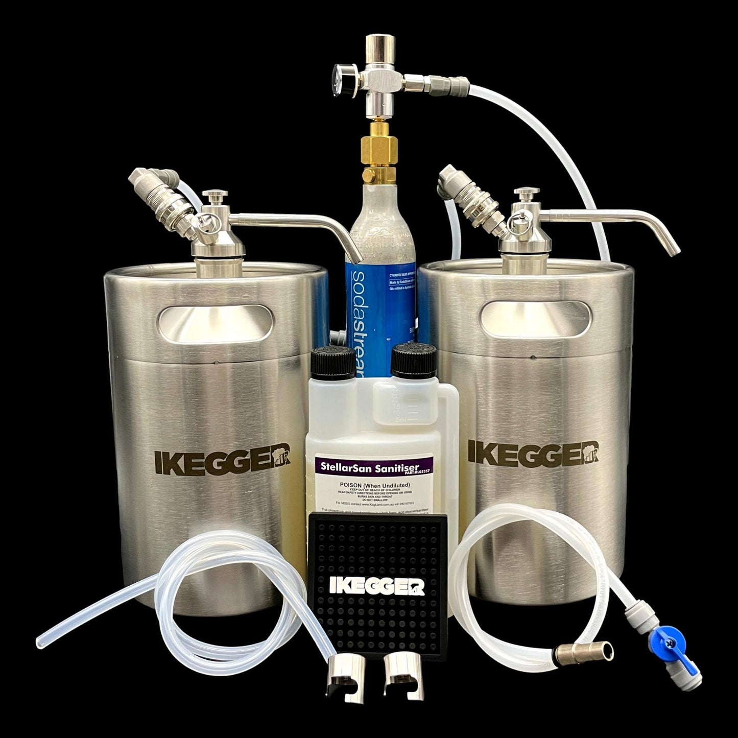 2 x non insulated 5l kegs package compatible with brewart beerdroid