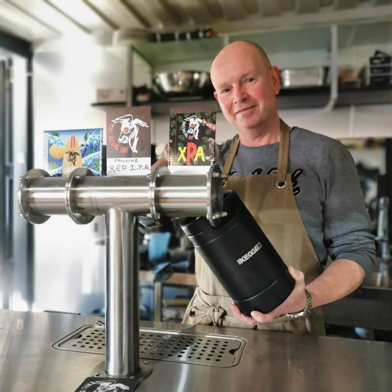 beer growler, mini keg refillable