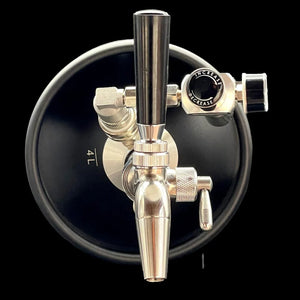 front on view of ikegger mini keg tap system