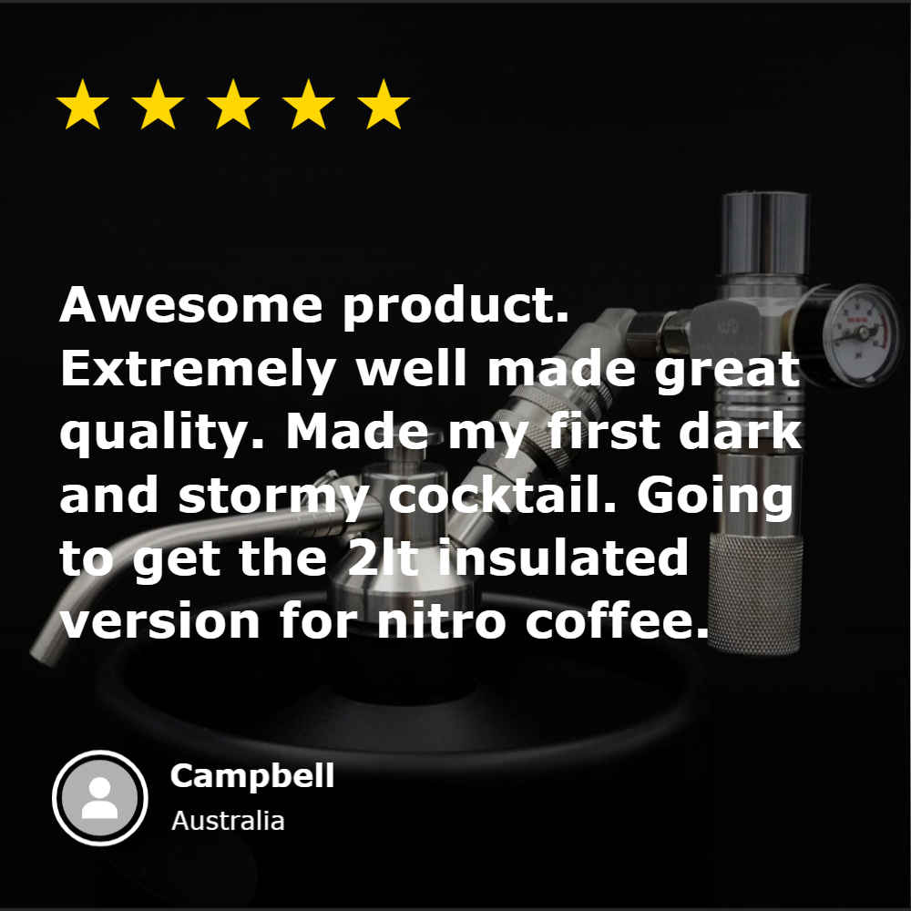 cocktail mini keg review "Awesome product. Extremely well made, great quality." 