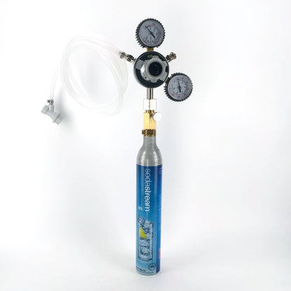 SodaStream Adapter | For Type 30 Thread | Dual Gauge Regulator