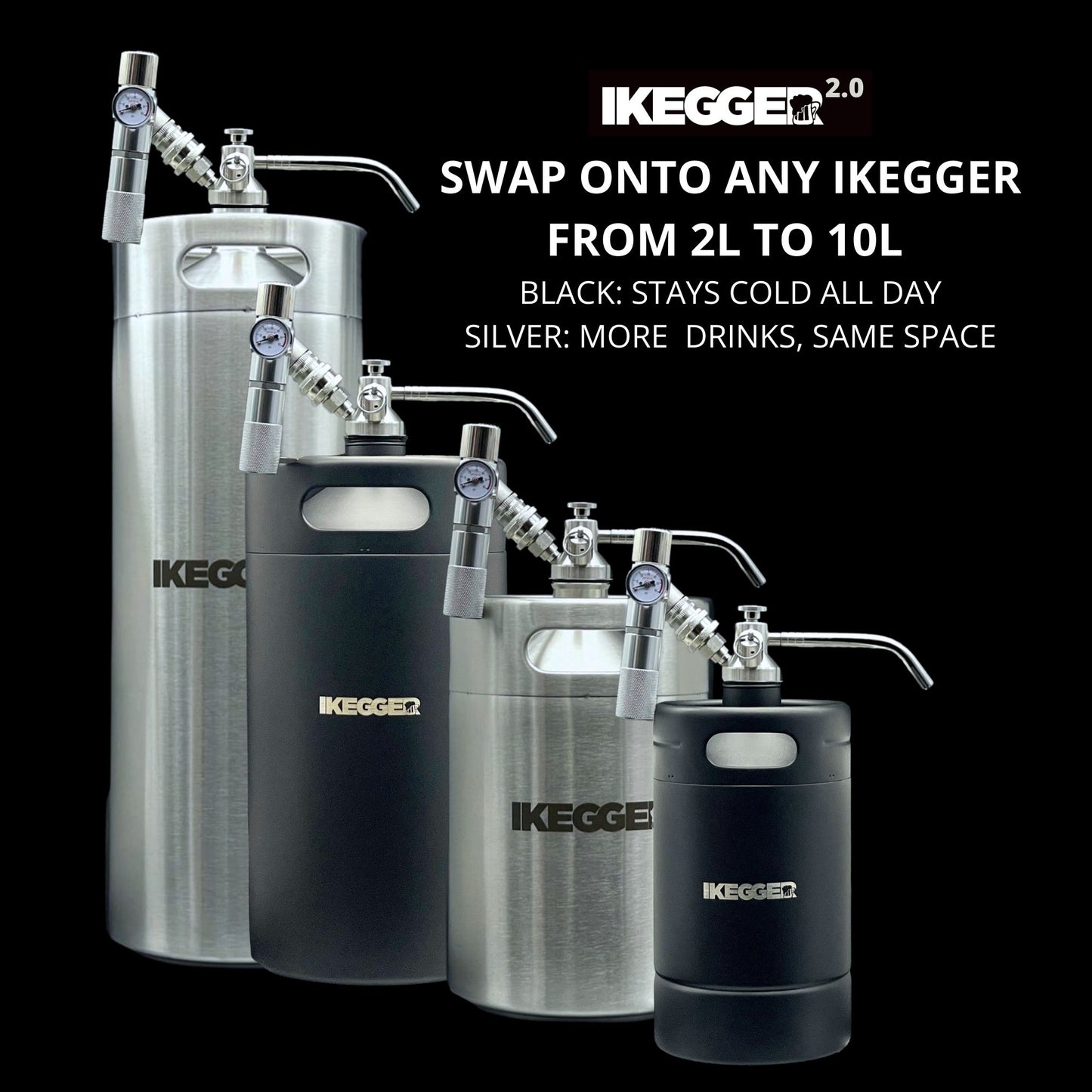 Mini Keg "Base" Package | Choice Of Keg + 2.0 Tap System