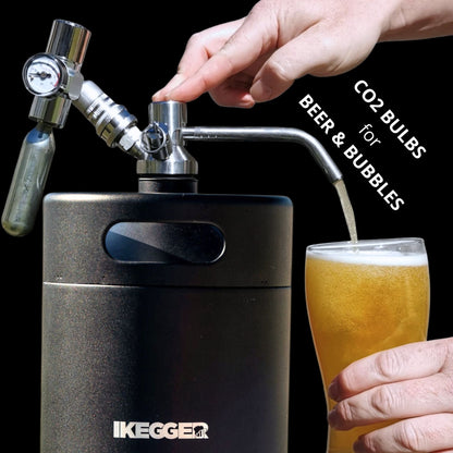 iKegger 2.0 | Mini Keg System | Push Button Tap | Any Drink