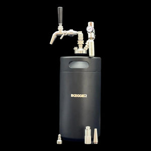 5l insulated keg with nitro and co2 tap system