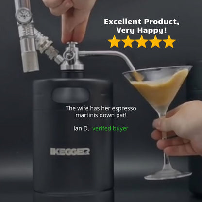 The "Cocktails & Coffee" Bundle | Keg + Tap + Gas + Accessories – iKegger | Mini keg systems, homebrew gear, cocktails on tap, and beer growlers