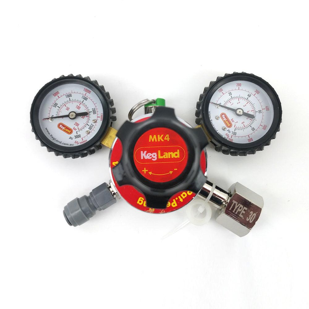 Dual Gauge Regulator | CO2 | Type 30 Thread