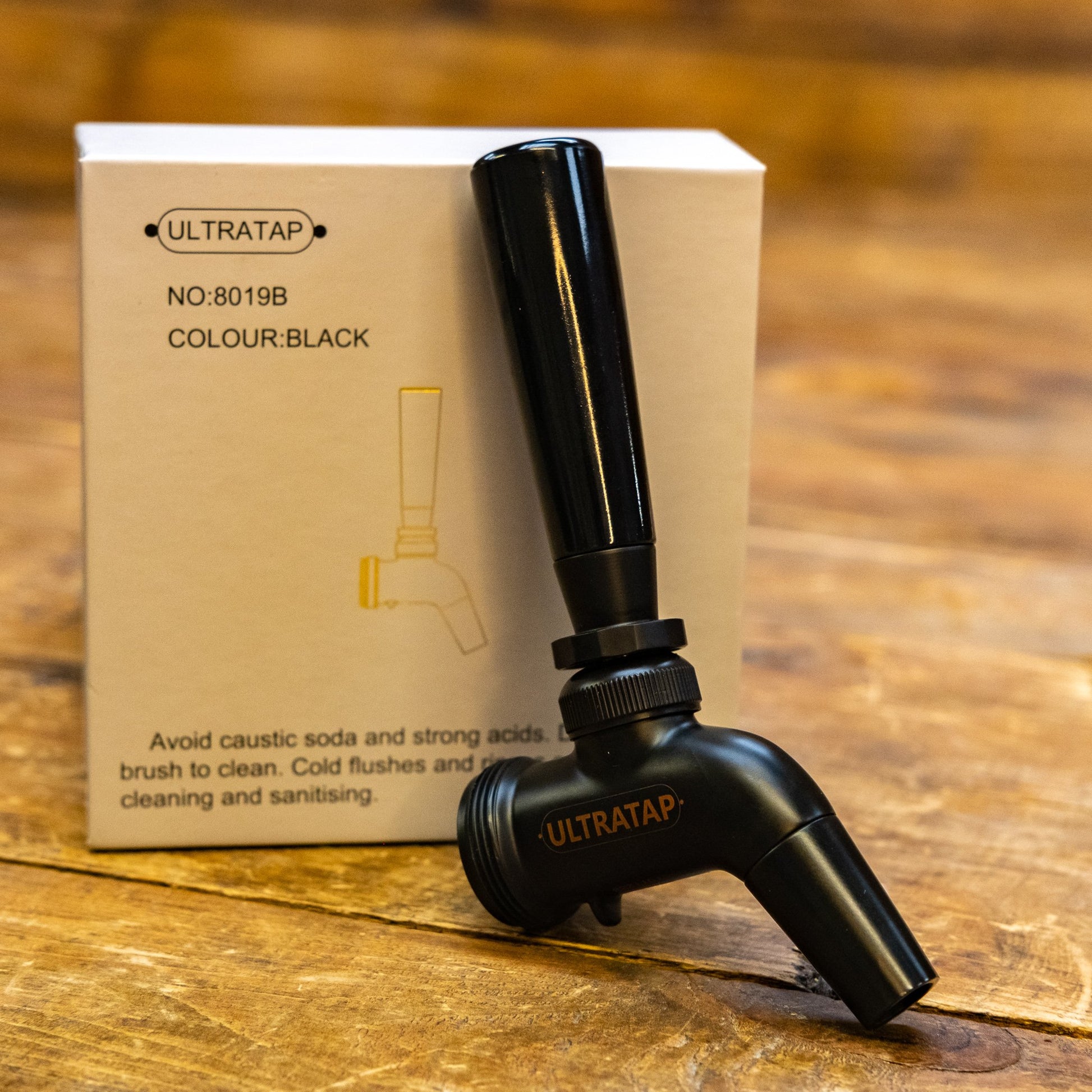 Ultratap | Black Powder Coated Stainless – iKegger | Mini keg systems, homebrew gear, cocktails on tap, and beer growlers