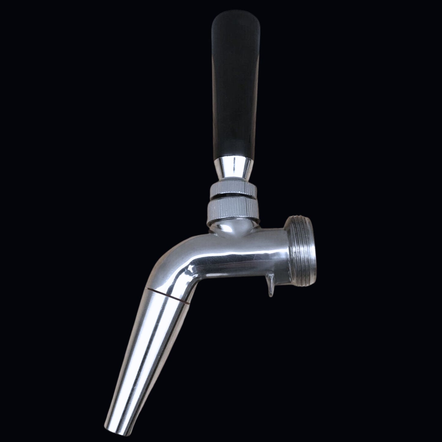 Stout Spout   To Suit Ultratap (Twist & Black) - iKegger | Mini Keg & Beer Growler System